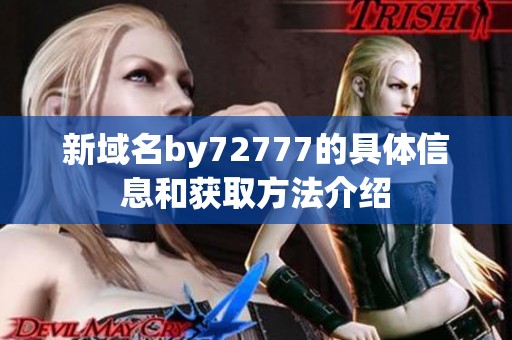 新域名by72777的具体信息和获取方法介绍