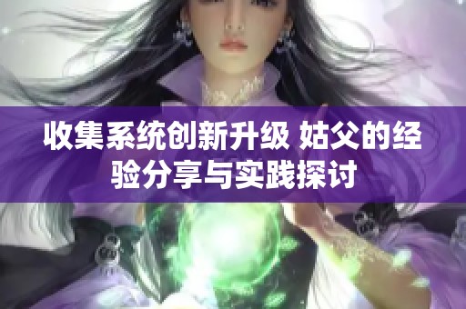 收集系统创新升级 姑父的经验分享与实践探讨