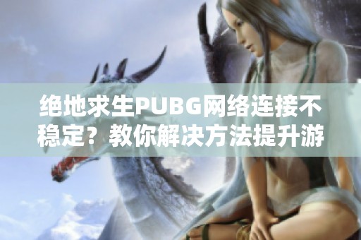 绝地求生PUBG网络连接不稳定？教你解决方法提升游戏体验