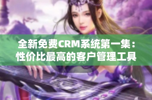 全新免费CRM系统第一集：性价比最高的客户管理工具探索