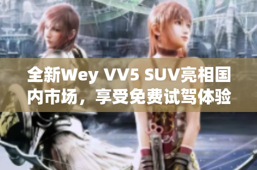 全新Wey VV5 SUV亮相国内市场，享受免费试驾体验