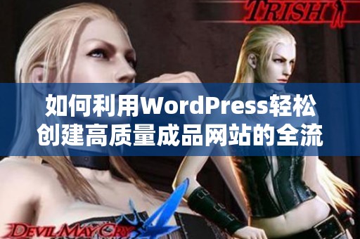 如何利用WordPress轻松创建高质量成品网站的全流程指南