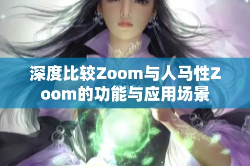 深度比较Zoom与人马性Zoom的功能与应用场景