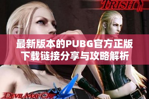 最新版本的PUBG官方正版下载链接分享与攻略解析