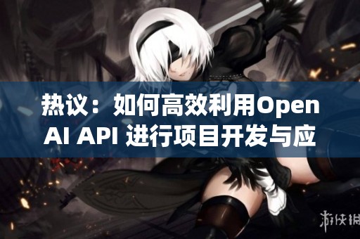 热议：如何高效利用OpenAI API 进行项目开发与应用