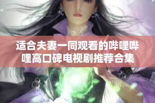 适合夫妻一同观看的哔哩哔哩高口碑电视剧推荐合集