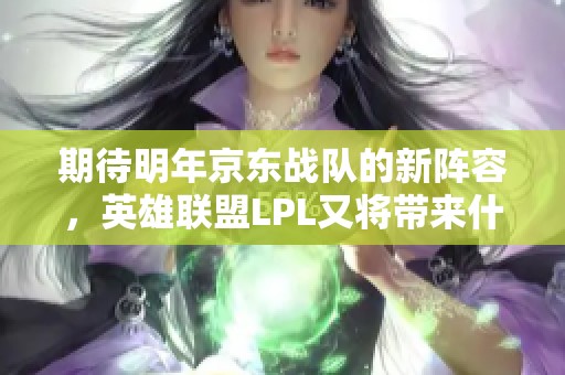 期待明年京东战队的新阵容，英雄联盟LPL又将带来什么惊喜