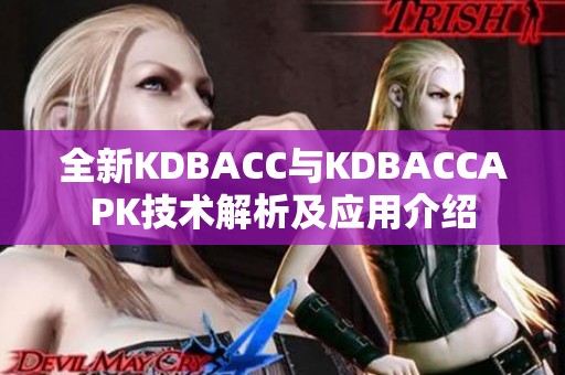 全新KDBACC与KDBACCAPK技术解析及应用介绍