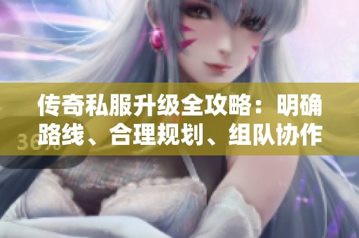 传奇私服升级全攻略：明确路线、合理规划、组队协作，助你快速升级成神