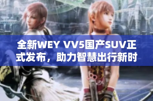 全新WEY VV5国产SUV正式发布，助力智慧出行新时代