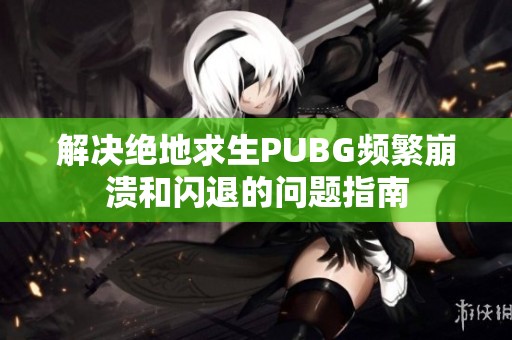 解决绝地求生PUBG频繁崩溃和闪退的问题指南