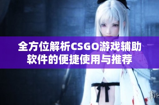 全方位解析CSGO游戏辅助软件的便捷使用与推荐