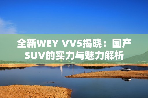 全新WEY VV5揭晓：国产SUV的实力与魅力解析